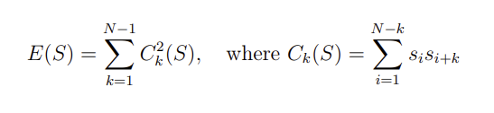 LABS Energy Function
